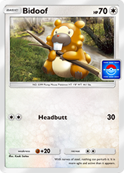 Bidoof Promo A Card List
