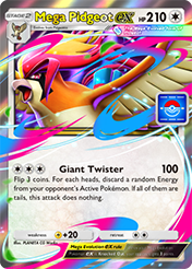 Mega Pidgeot EX Promo B Card List