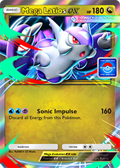 Mega Latios EX Promo B Card List