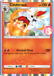 Cinderace Promo B Card List