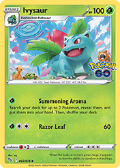 Ivysaur Pokemon Go Card List