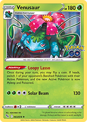 Venusaur Pokemon Go Card List