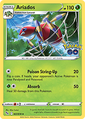 Ariados Pokemon Go Card List