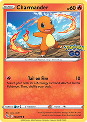 Charmander Pokemon Go Card List