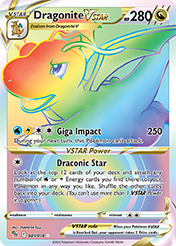 Dragonite VSTAR Pokemon Go Pokemon Card