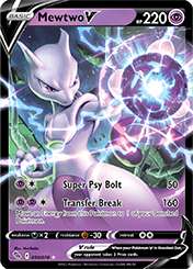 2022 Pokémon Go Mewtwo Vstar 31/78 GMA 8.5 Near Mint Condition