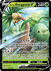 Alolan Exeggutor V Pokemon Go Card List