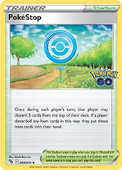 PokeStop Pokemon Go Pokemon Card