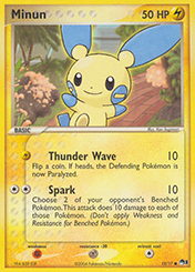 Minun POP Series 1 Card List