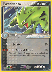 Tyranitar ex POP Series 1 Pokemon Card