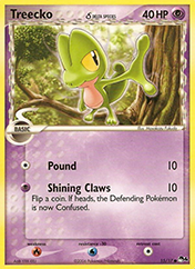 Treecko (Delta Species) POP Series 4 Card List