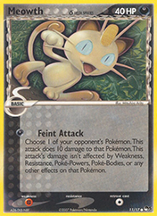 Meowth (Delta Species) POP Series 5 Card List