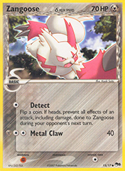 Zangoose (Delta Species) POP Series 5 Card List