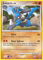 Lucario POP Series 6 Card List