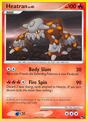 Heatran POP Series 8 Pokemon Card