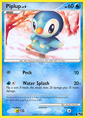 Piplup POP Series 8 Pokemon Card