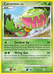 Carnivine POP Series 8 Card List