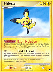 Pichu POP Series 9 Pokemon Card