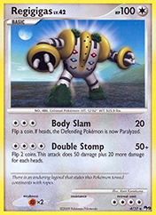 Regigigas POP Series 9 Card List