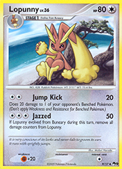 Lopunny POP Series 9 Card List