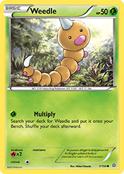 Weedle Primal Clash Card List