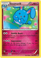 Azumarill Primal Clash Pokemon Card
