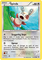 Spinda Primal Clash Pokemon Card