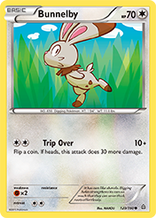 Bunnelby Primal Clash Pokemon Card