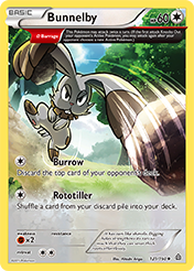 Bunnelby Primal Clash Pokemon Card