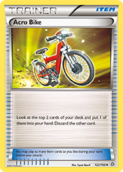 Acro Bike Primal Clash Pokemon Card
