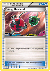 Energy Retrieval Primal Clash Pokemon Card
