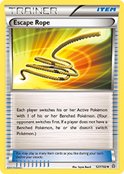 Escape Rope Primal Clash Pokemon Card