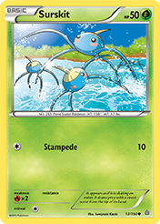 Surskit Primal Clash Pokemon Card