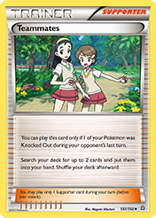 Teammates Primal Clash Pokemon Card