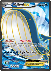 Wailord-EX Primal Clash Pokemon Card