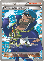Archie's Ace in the Hole Primal Clash Pokemon Card