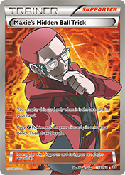 Maxie's Hidden Ball Trick Primal Clash Pokemon Card