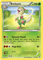 Breloom Primal Clash Pokemon Card