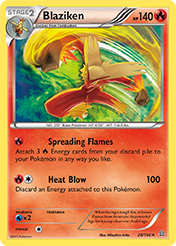 Blaziken Primal Clash Pokemon Card