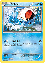 Spheal Primal Clash Pokemon Card