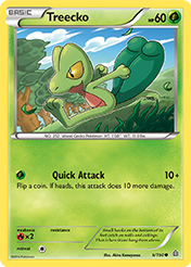 Treecko Primal Clash Pokemon Card