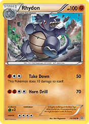 Rhydon Primal Clash Pokemon Card