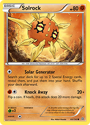 Solrock Primal Clash Pokemon Card