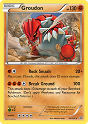 Groudon Primal Clash Pokemon Card