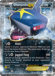 Sharpedo-EX Primal Clash Pokemon Card