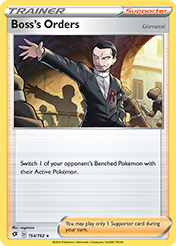 Boss's Orders (Giovanni) Rebel Clash Pokemon Card