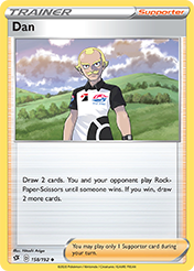 Dan Rebel Clash Pokemon Card