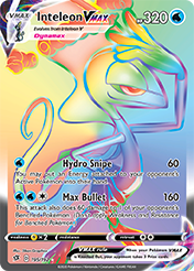 Inteleon VMAX Rebel Clash Pokemon Card