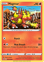 Magmar Rebel Clash Pokemon Card