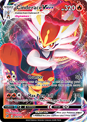 Cinderace VMAX Rebel Clash Pokemon Card